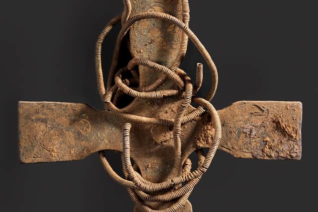 The cross before conservation. PIC: NMS.
