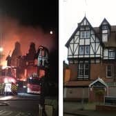 Fire destroyed the listed building that was once a popular hotel (Pic: Fife Jammer)