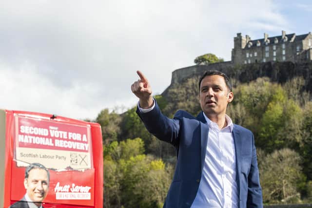 Scottish Labour leader Anas Sarwar showed he could dance, which may have prompted Douglas Ross to attempt to follow suit (Picture: Lisa Ferguson)
