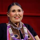 Sacheen Littlefeather at the event held in her honour last month (Picture: Frazer Harrison/Getty Images)