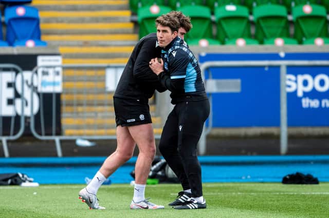Ian Keatley is hoping to make his Glasgow Warriors debut this weekend. Picture: Ross MacDonald/SNS