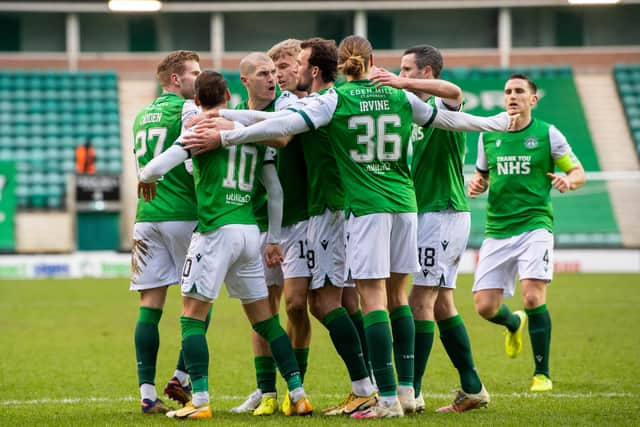 Hibs owner Ron Gordon wants the sight of the Leith club celebrating to become commonplace as he refuses to limit ambitions. Photo by Ross Parker / SNS Group