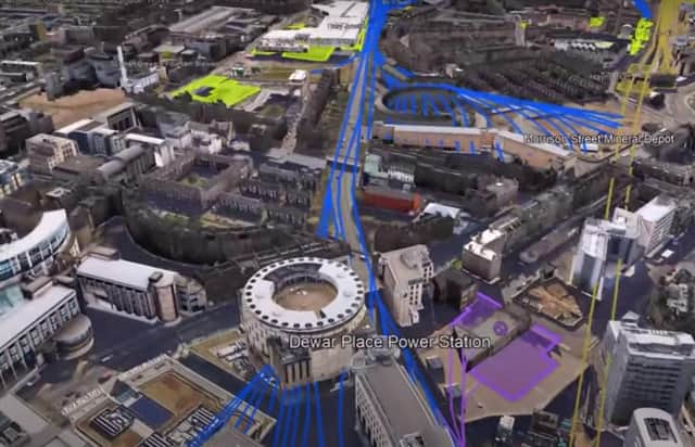 Andy Arthur's videos overlay the city's lost railway lines on to modern maps.