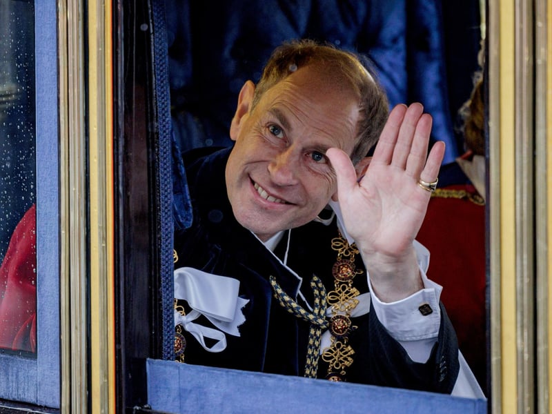 Prince Edward was created duke in 2023 on his 59th birthday this year by his eldest brother, King Charles III.