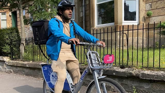 Jatinder Singh Randhawa in Courier Culture, part of the National Theatre of Scotland's Scenes For Survival series