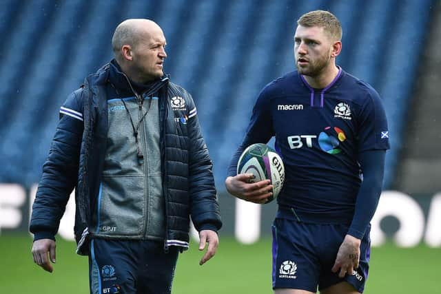 Scotland head coach Gregor Townsend and stand-off Finn Russell have rebuilt their relationship.