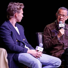 Tom Hanks talks about the film Elvis at Graceland in Memphis, Tennessee, last month (Picture: Justin Ford/Getty Images for SiriusXM)