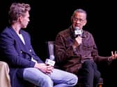 Tom Hanks talks about the film Elvis at Graceland in Memphis, Tennessee, last month (Picture: Justin Ford/Getty Images for SiriusXM)