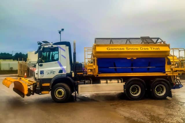 One of the latest Scottish gritters to be named. Picture: BEAR Scotland