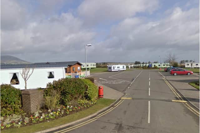 A 59-year-old man died suddenly in the Holiday Village on Wednesday