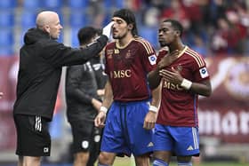 Enzo Crivelli was sent off during Servette's triumph over Genk.