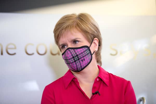 First Minister Nicola Sturgeon. Picture: Robert Perry - WPA Pool/Getty Images