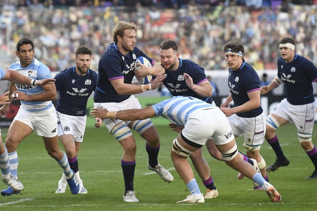 Held up over the line as Scotland sought a fifth try from a late lineout when they could have taken the three points. Lineout was an issue for the visitors all night. 6