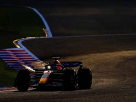 Max Verstappen of the Netherlands driving the Oracle Red Bull Racing RB19 on track during day two of F1 Testing at Bahrain International Circuit on February 24, 2023.