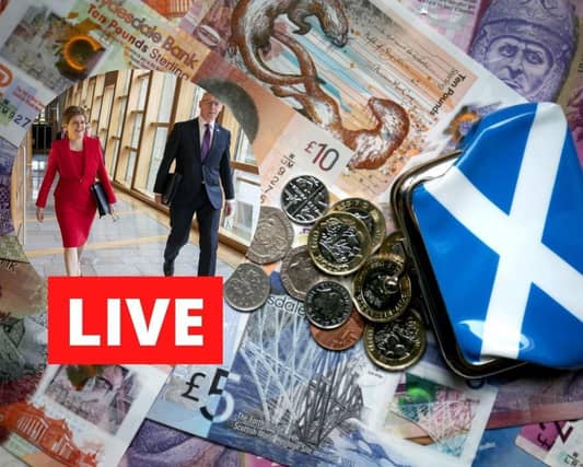 The Scottish Budget is being announced today