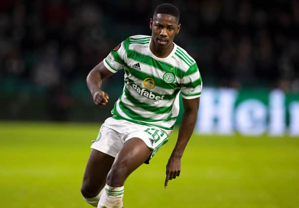 Celtic's Osaze Urhoghide is available on loan.