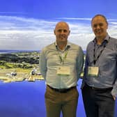 Martin McGuiness, managing director of MMG Ocean, and John Henderson, managing director of Ocean Kinetics.