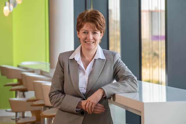 Janet Downie, CEO of RoslinCT, said the firm aims to be a world-leading cell and gene therapy hub. Picture: Phil Wilkinson.
