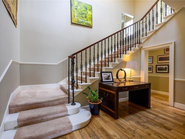 Main hall and stairwell.