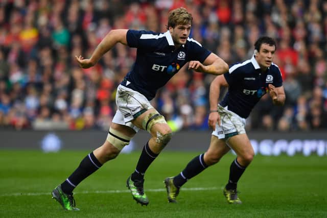 Richie Gray is back in the Scotland squad after impressing for Glasgow in the 1872 Cup. Picture: Stu Forster/Getty Images