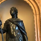 The statue of Bonnie Prince Charlie, not George III, in the Diamond Jubilee Room at Edinburgh City Chambers (Picture: Duncan Macmillan)