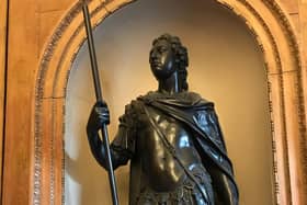 The statue of Bonnie Prince Charlie, not George III, in the Diamond Jubilee Room at Edinburgh City Chambers (Picture: Duncan Macmillan)