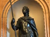 The statue of Bonnie Prince Charlie, not George III, in the Diamond Jubilee Room at Edinburgh City Chambers (Picture: Duncan Macmillan)