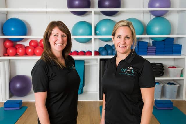 Lynne Falconer and Sally Kiddie of Heal Physiotherapy in Dundee. Picture: Alan Richardson