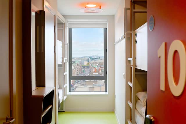 A room at the Clink i Lar hostel in Dublin. Pic: Clink/PA.