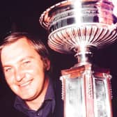 Allan Brodie with the Scottish Amateur Championship cup
