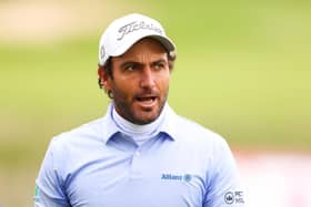 Edoardo Molinari during the third round of the Betfred British Masters hosted by Danny Willett at The Belfry in Sutton Coldfield. Picture: Richard Heathcote/Getty Images
.