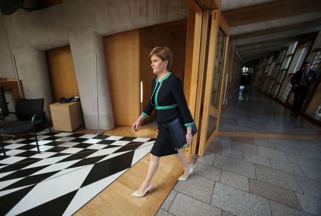 Nicola Sturgeon has said that social distancing measures could be in place "for some time" (Getty Images)