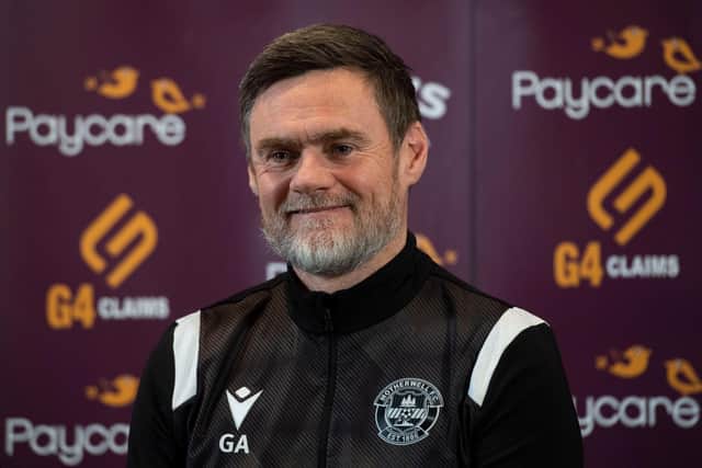 Motherwell boss Graham Alexander is preparing to face an in-form Celtic side this weekend. (Photo by Craig Foy / SNS Group)