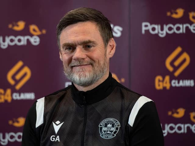Motherwell boss Graham Alexander is preparing to face an in-form Celtic side this weekend. (Photo by Craig Foy / SNS Group)