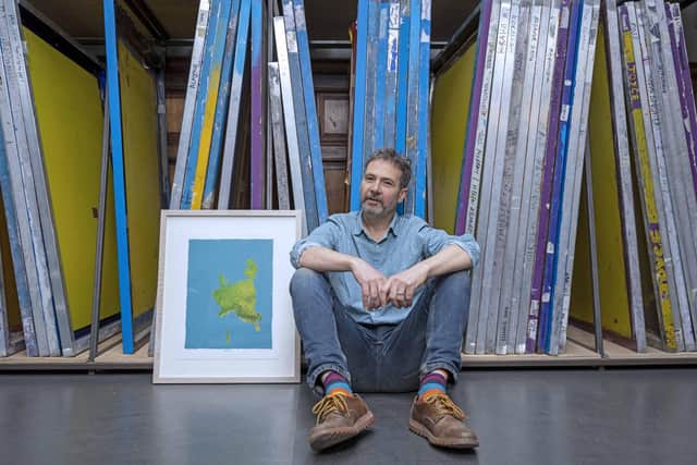 Alastair Clark celebrates 30 years working for Edinburgh Printmakers PIC: Neil Hanna Photography