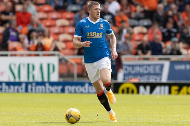 Summer signing John Lundstram struggled to make a telling impact once again as Rangers lost 1-0 to Dundee United at Tannadice. (Photo by Steve  Welsh/Getty Images,)