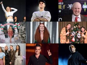 Just a few of 2020's Christmas number one contenders, from LadBaby to Liam Gallagher (Photos: Getty Images)