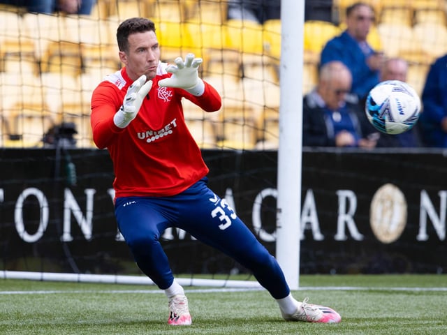On a day that seemed to provide indication he will be Rangers no.1, a header from Obileye in the first period was about all the Rangers keeper had to deal with. Cut an assured figure. 7