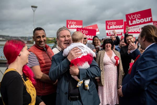 Labour celebrated the local election results in England but it does not appear to be on course for a majority at the next general election (Picture: Chris J Ratcliffe/Getty Images)