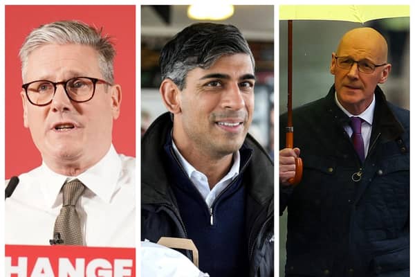 Sir Keir Starmer, Rishi Sunak and John Swinney are all expected to feature in TV debates during the election campaign