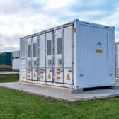 An example of part of a similar battery energy storage system (BESS) installed by BayWa r.e.