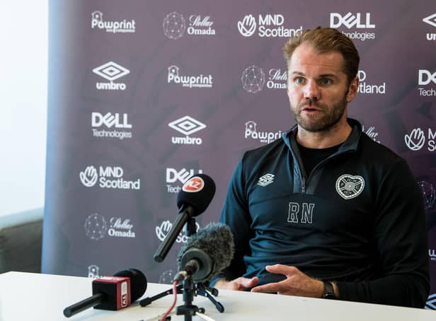 Robbie Neilson is looking forward to taking Hearts back into Europe.  (Photo by Ross Parker / SNS Group)