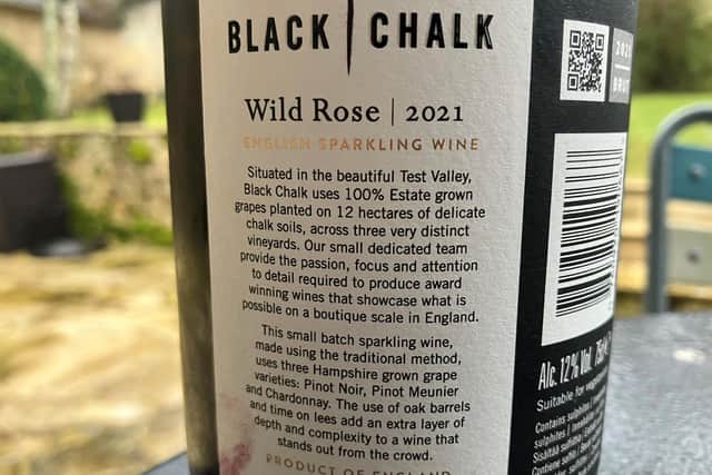 Black Chalk English Sparkling Wine