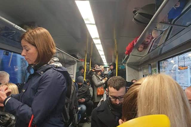 ScotRail commuters pictured crammed together on trains despite social distancing measures