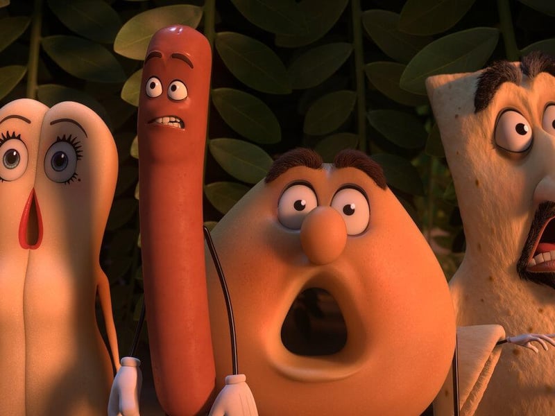 A band of supermarket products go in search of the truth of their existence in this animated adult comedy.