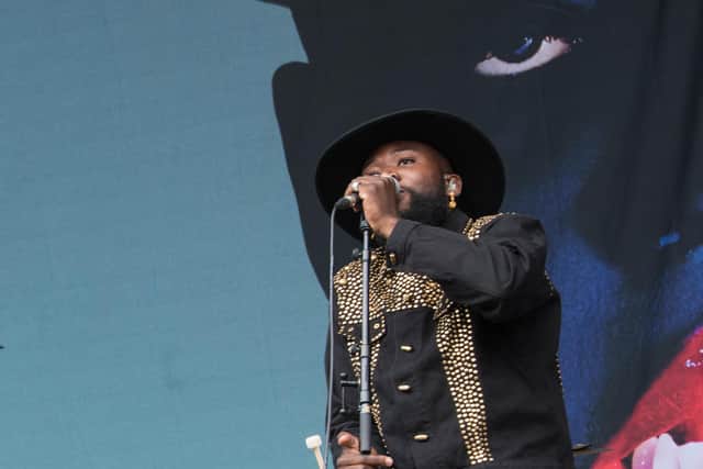 Young Father star Alloysious Massaquoi is a guest curator for this year's Jupiter Rising festival. Picture: Michael Jamison/Shutterstock