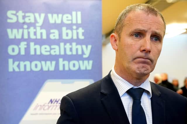Michael Matheson has quit as Health Secretary over his £11,000 iPad expenses claim (Picture: Jane Barlow/PA)