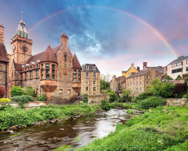 Dean Village is a particularly pretty part of the Water of Leith Walkway (Picture: Getty)