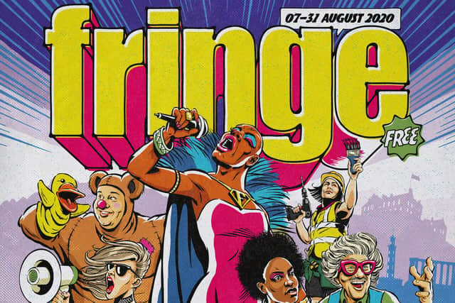 The cover of this year's planned Fringe programme was designed by pop culture artist Butcher Billy.