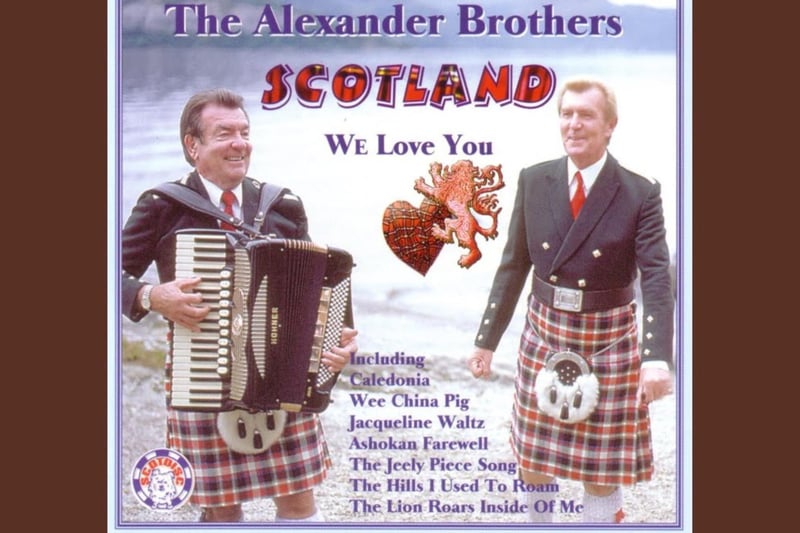 The Alexander Brothers were a Scottish folk duo who started their music career in the 1950s. This song tells the story of what may happen to a “jeely piece” (jam sandwich) if tossed away from the top of a tall building.